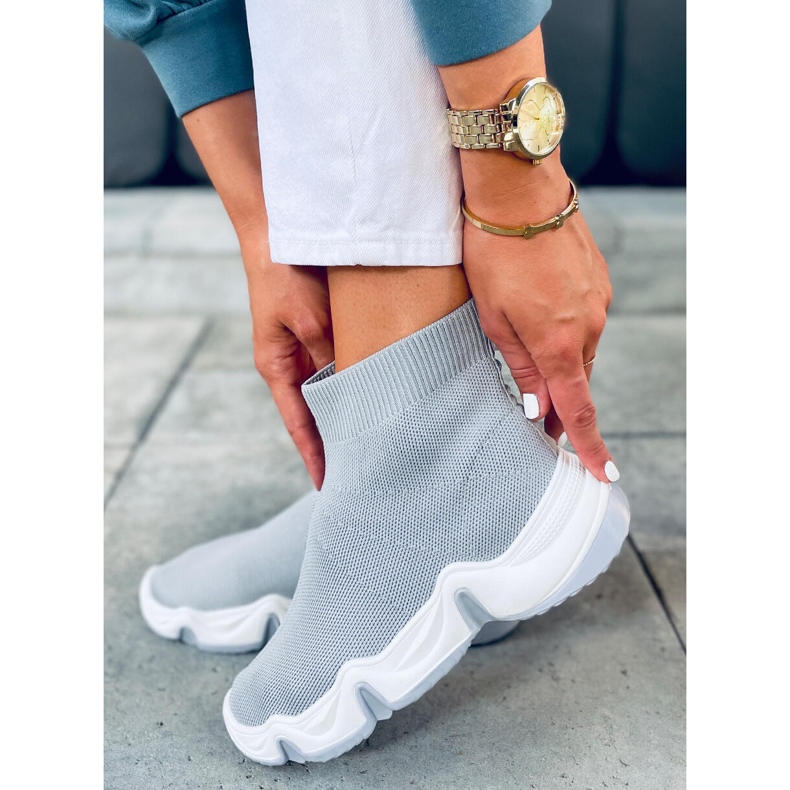 Vysoké ponožky Nova Grey šedá 1