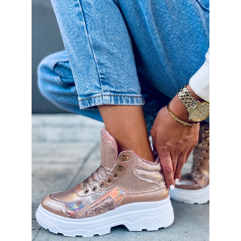 Sportovní boty na spodním obleku Cabral Champagne růžový 2