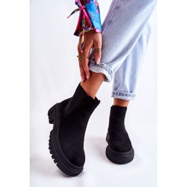 PS1 Černý Lorea Suede Slip On Pracovní Boty černá 1