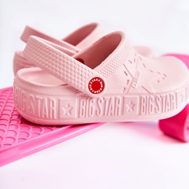 Dětské lehké pantofle Kroks Big Star II375007 Růžové růžový 2