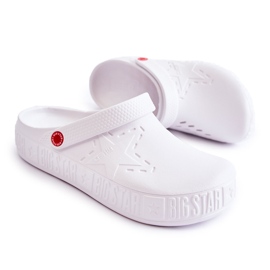 Pánské lehké pantofle Kroks Big Star II175003 Bílé bílý 5