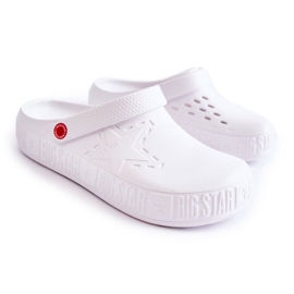 Pánské lehké pantofle Kroks Big Star II175003 Bílé bílý 4