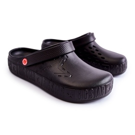 Pánské lehké pantofle Kroks Big Star II175001 Black černý 1