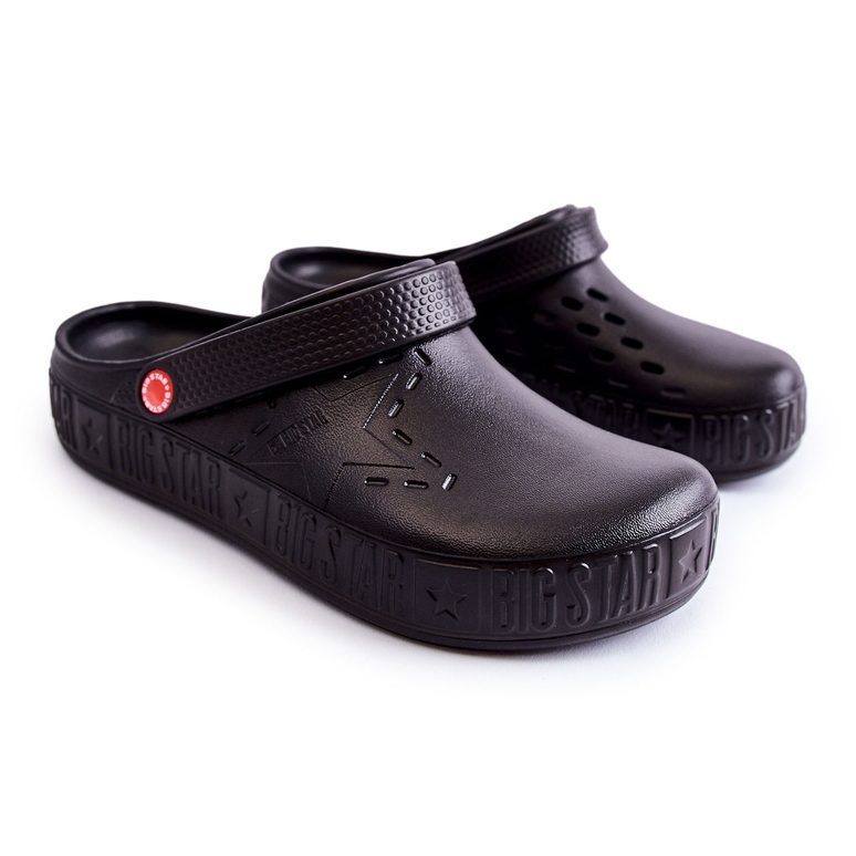 Pánské lehké pantofle Kroks Big Star II175001 Black černý 1