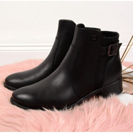 Dámské kožené kozačky Dolce Pietro 0892 černá 2