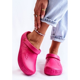 Dámské lehké pantofle Kroks Big Star II275007 Fuchsia růžový 1
