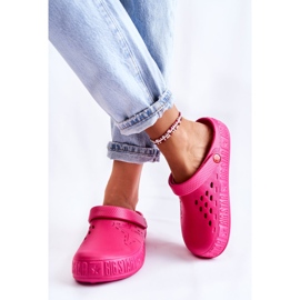 Dámské lehké pantofle Kroks Big Star II275007 Fuchsia růžový 4