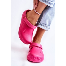 Dámské lehké pantofle Kroks Big Star II275007 Fuchsia růžový 6