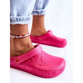 Dámské lehké pantofle Kroks Big Star II275007 Fuchsia růžový 3