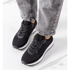 Černé dámské tenisky Buoro černý 2