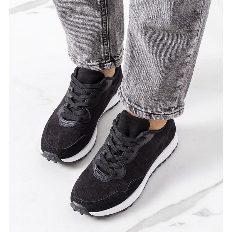 Černé dámské tenisky Buoro černý 2