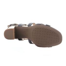 Černé klasické sandály Geox D Audalies HSA D824WA 000TU C4002 černá 1