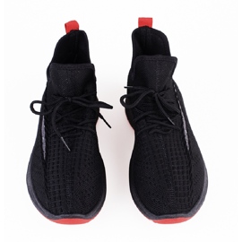 SHELOVET Černé pánské sportovní boty černá 1