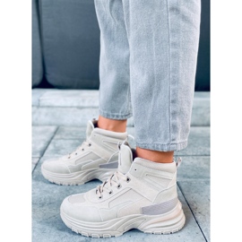 Vysoké tenisky Diana Beige béžový 1