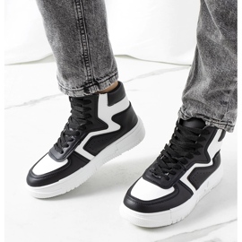 Černé kotníkové tenisky Rosed černý 2