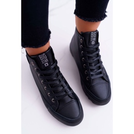 Dámské tenisky Big Star High Warmed Black EE274110 černý 2