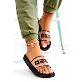 Dámské pantofle Big Star JJ274639 Černé černá 3