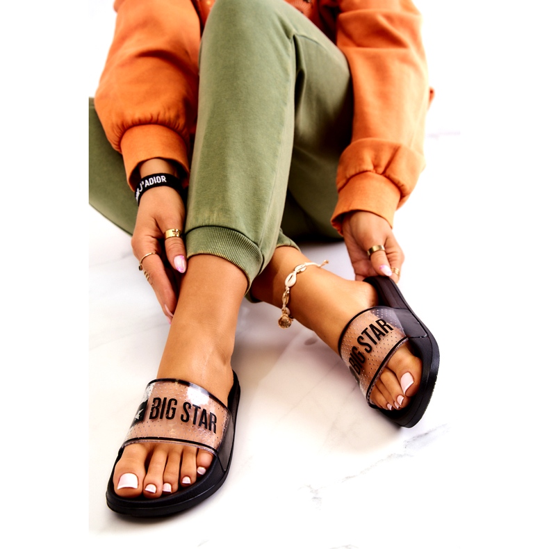 Dámské pantofle Big Star JJ274639 Černé černá 1