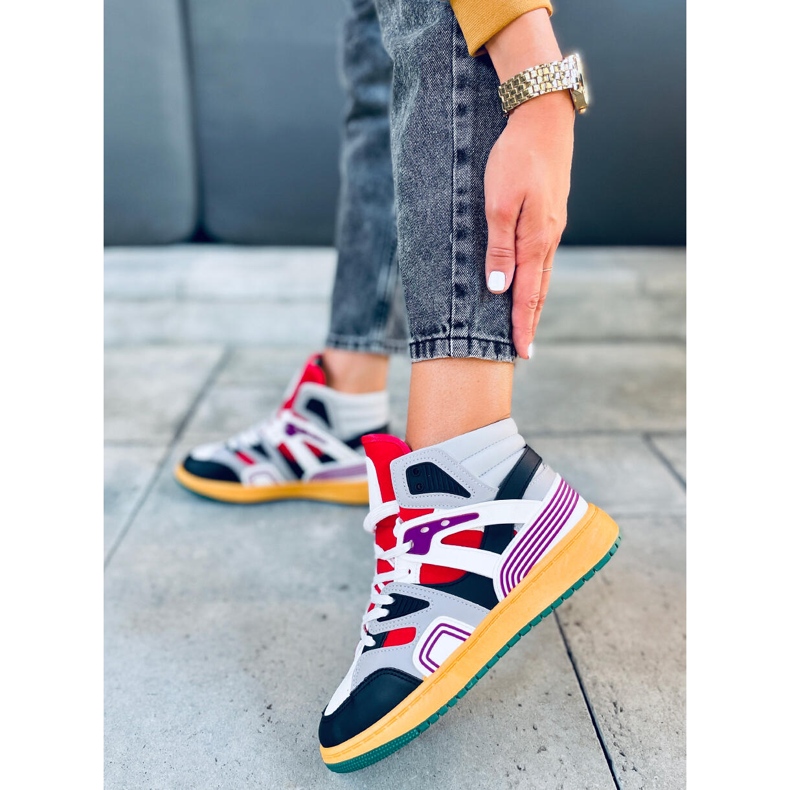 Vysoké tenisky Pall Grey Green vícebarevný 1