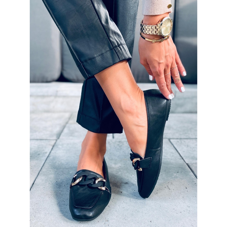 Dámské mokasíny Matilde Black černý 1