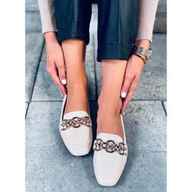 Dámské mokasíny Bianca Beige béžový 1 Dámské mokasíny Bianca Beige béžový 1