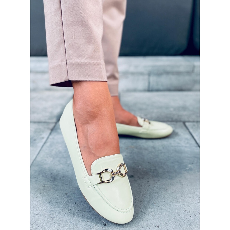 BM Dámské mokasíny Amiya LT.GREEN zelená 1