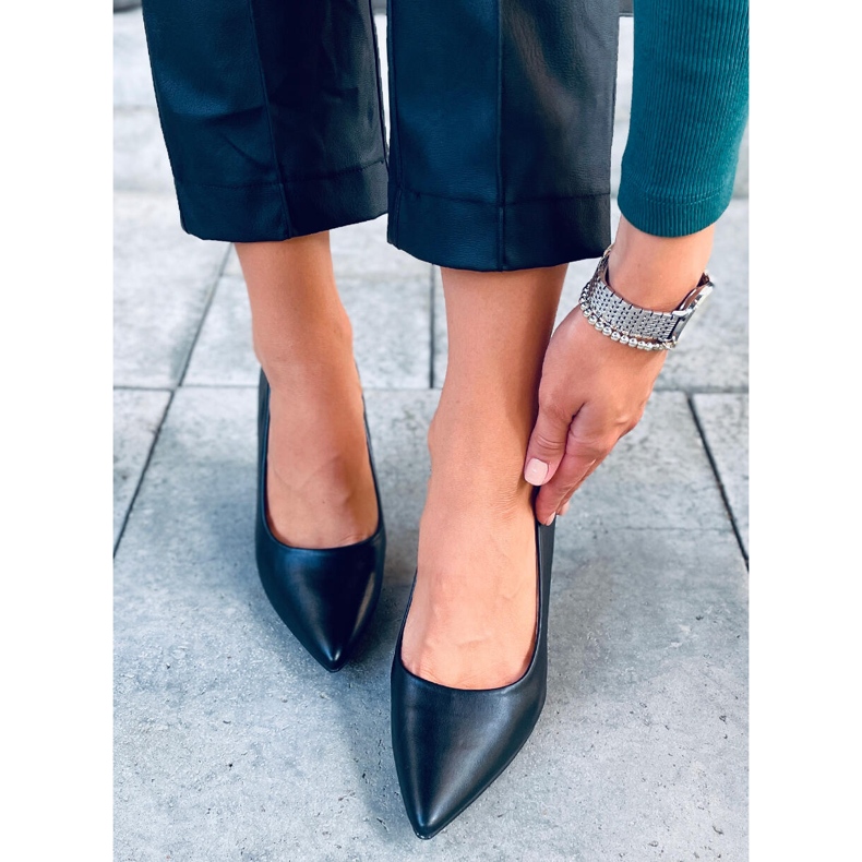 BM Dámské obilné jehlové boty Aurora Black černá 1