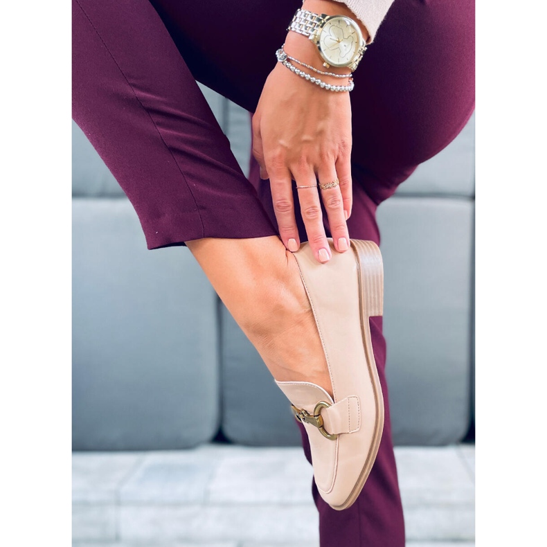 Dámské mokasíny Jonna Khaki béžový 1