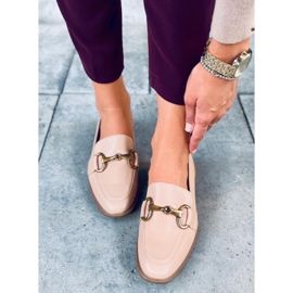 Dámské mokasíny Jonna Khaki béžový 2