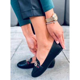 Dámské mokasíny Crystal Black černý 1