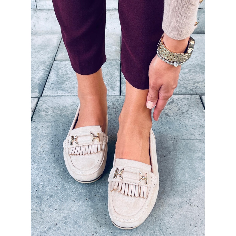Dámské mokasíny Leif Beige béžový 1
