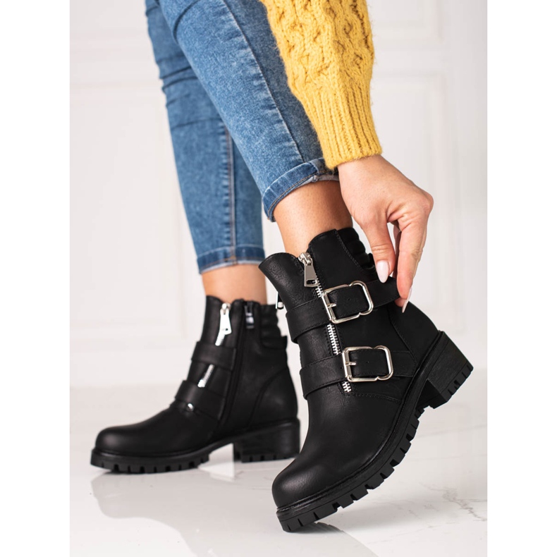 Černé dámské tašky Shelovet se zapínáním na zip černá 1