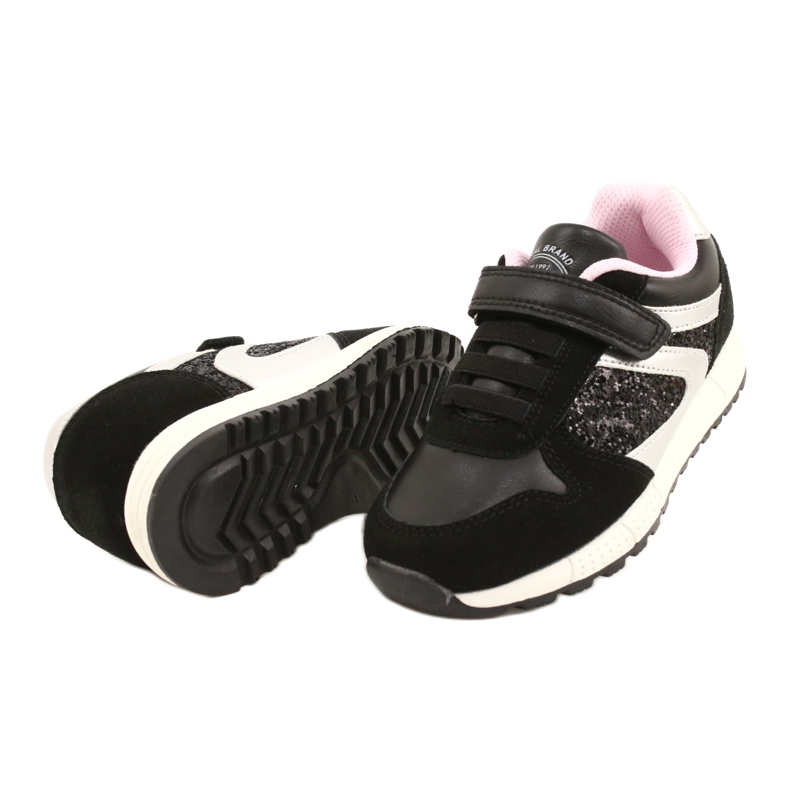 Sports Children's Shoes American Club ES40 Black černý 3