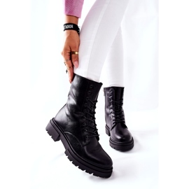 Evento Dámské boty černých dělníků Eveno 21BT35-4235 Boots 2