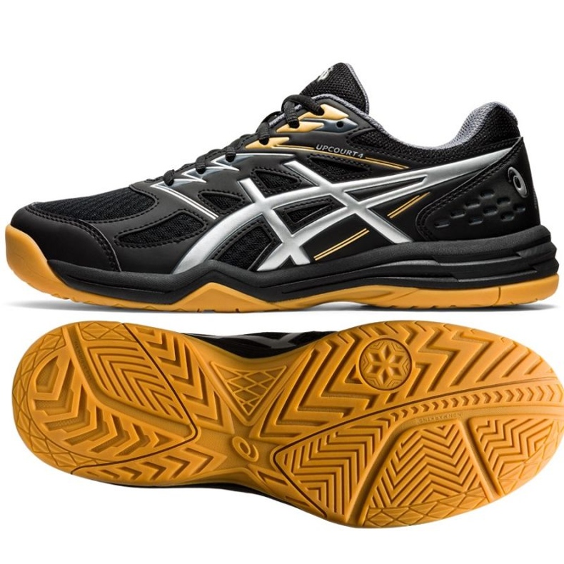 Volejbalové boty Asics Upcourt 4 1071A053-001 černý černý 1