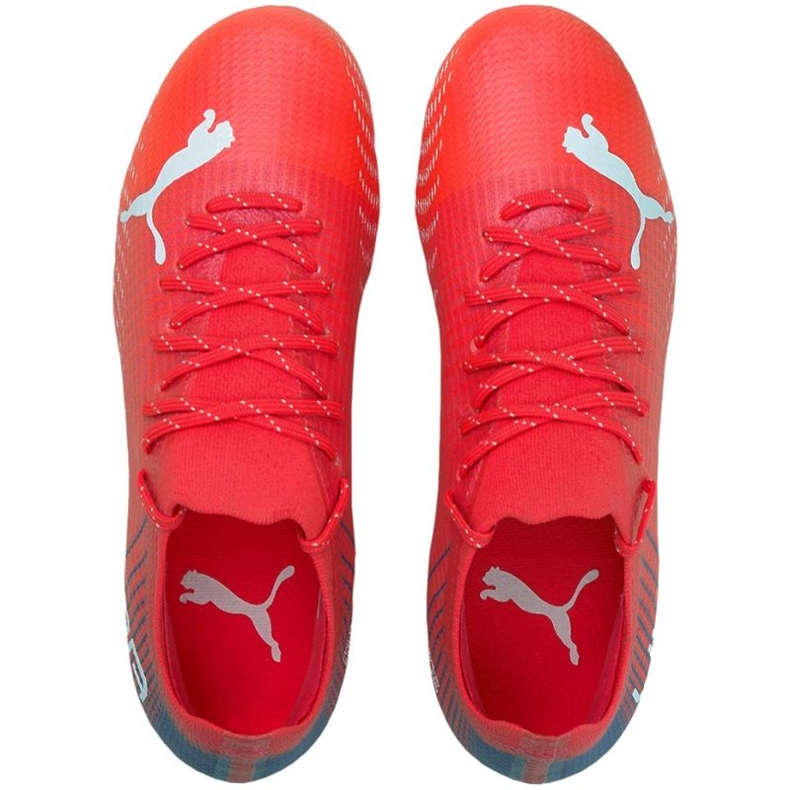 Kopačky Puma Ultra 2.3 Fg Ag Jr 106522 01 vícebarevný pomeranče a červené 1