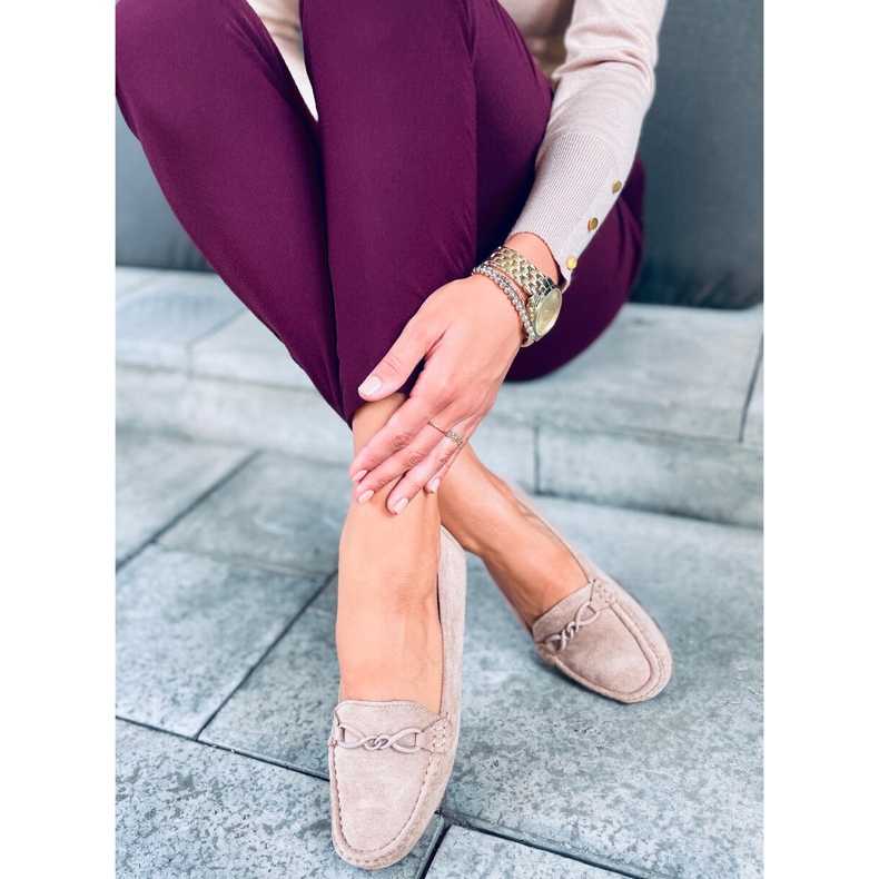 Dámské mokasíny Saga Khaki béžový 1