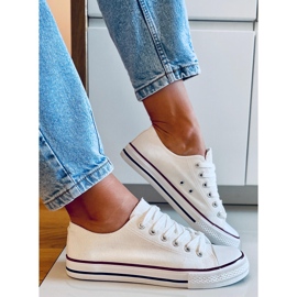 Klasické dámské tenisky Basic White bílý 2 Klasické dámské tenisky Basic White bílý 2