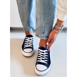 Klasické dámské tenisky Basic Black černý 2