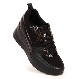 Dámské šněrovací boty eVento černý 2