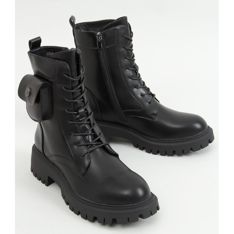 Pracovníci s kapsou Dakar Black černý 1