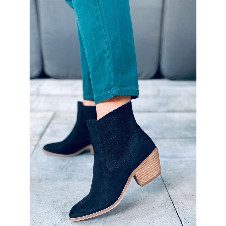 Kovbojské boty Korsa Black černá 1