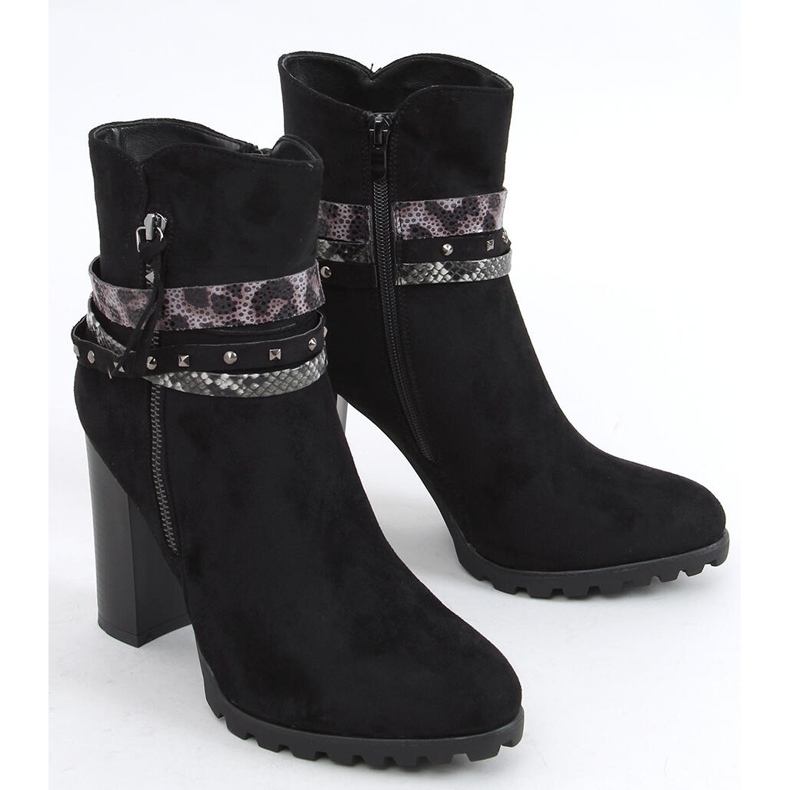 Black Soma Černé vysoké podpatky černá 1