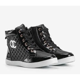 Vysoké tenisky R18-2 černý 2