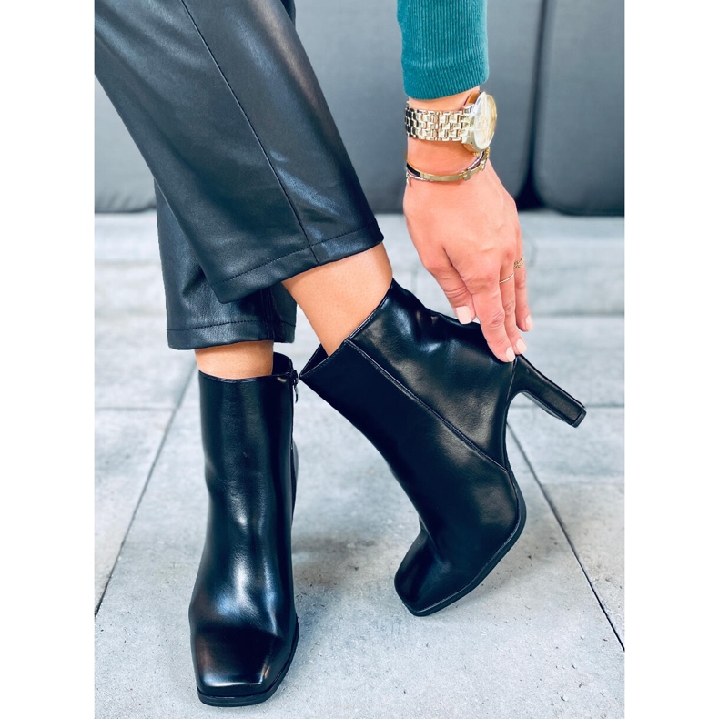 Vysoké podpatky Madison Black Pu černý 2