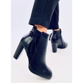 Vysoké podpatky Zonda Black černá 2