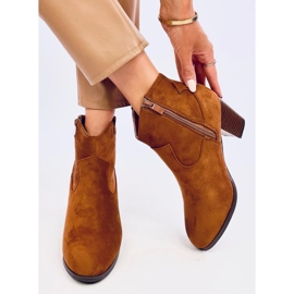 Zrušte velbloudí kovbojské boty hnědý 1