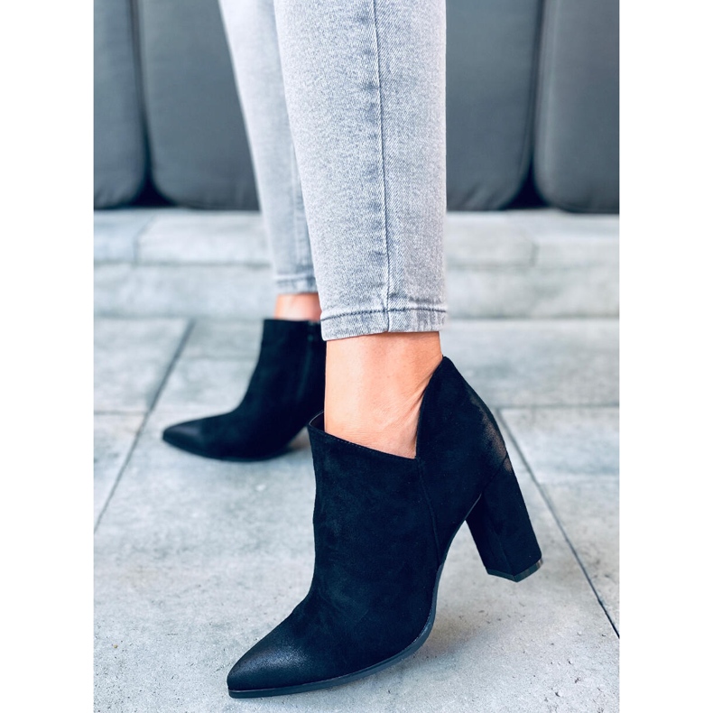 Černé kotníkové boty Ankara černý 1