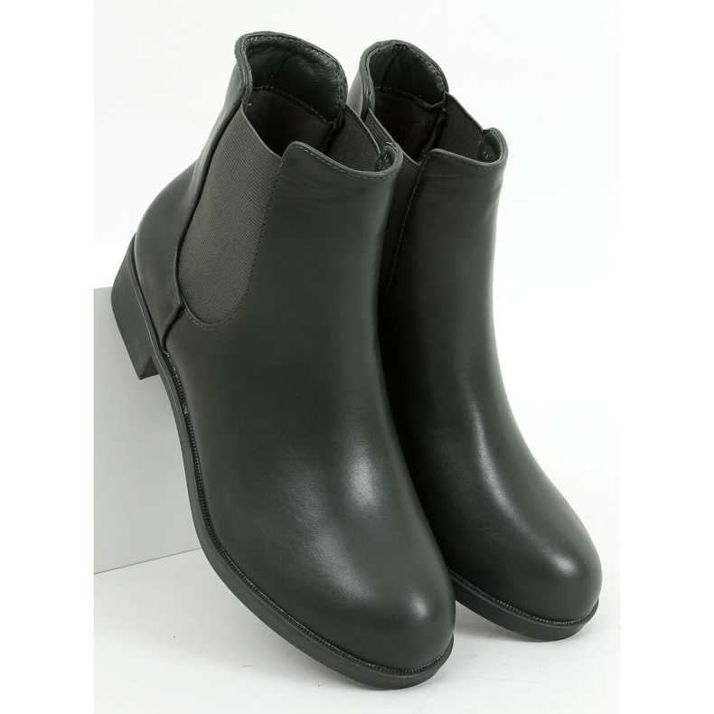 Klasické dámské Chelsea boots Modena Atpovirens zelený 1