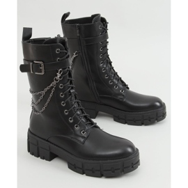 Lauma Black šněrovačky černá 1